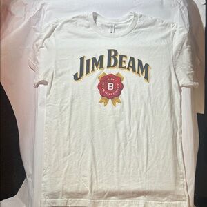 Jim Beam Logo White Graphic Tee